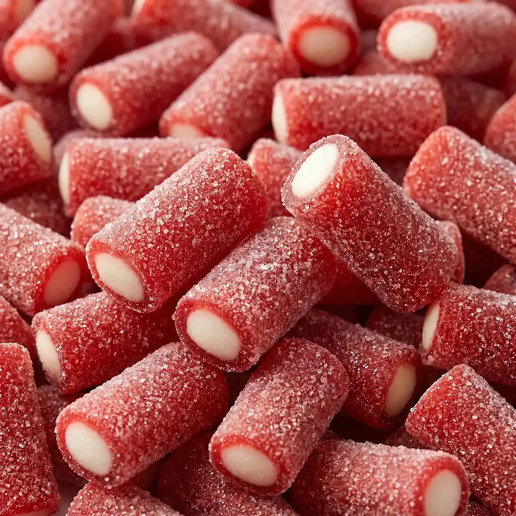 Sour Strawberry Mini Pencils Mini Sticks
